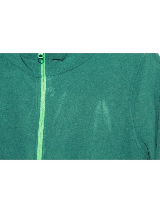 LL Bean Lightweight Soft Cozy Feather Fleece Full Zipper Green Size M - Picture 6 of 15